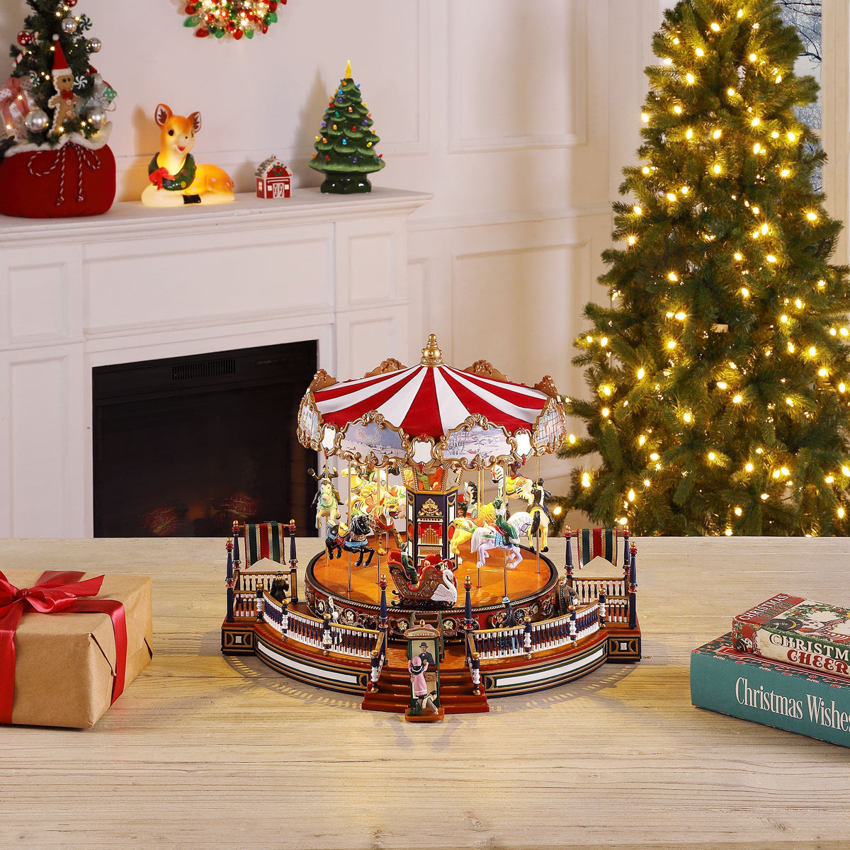 16 in. Holiday Around The Carousel