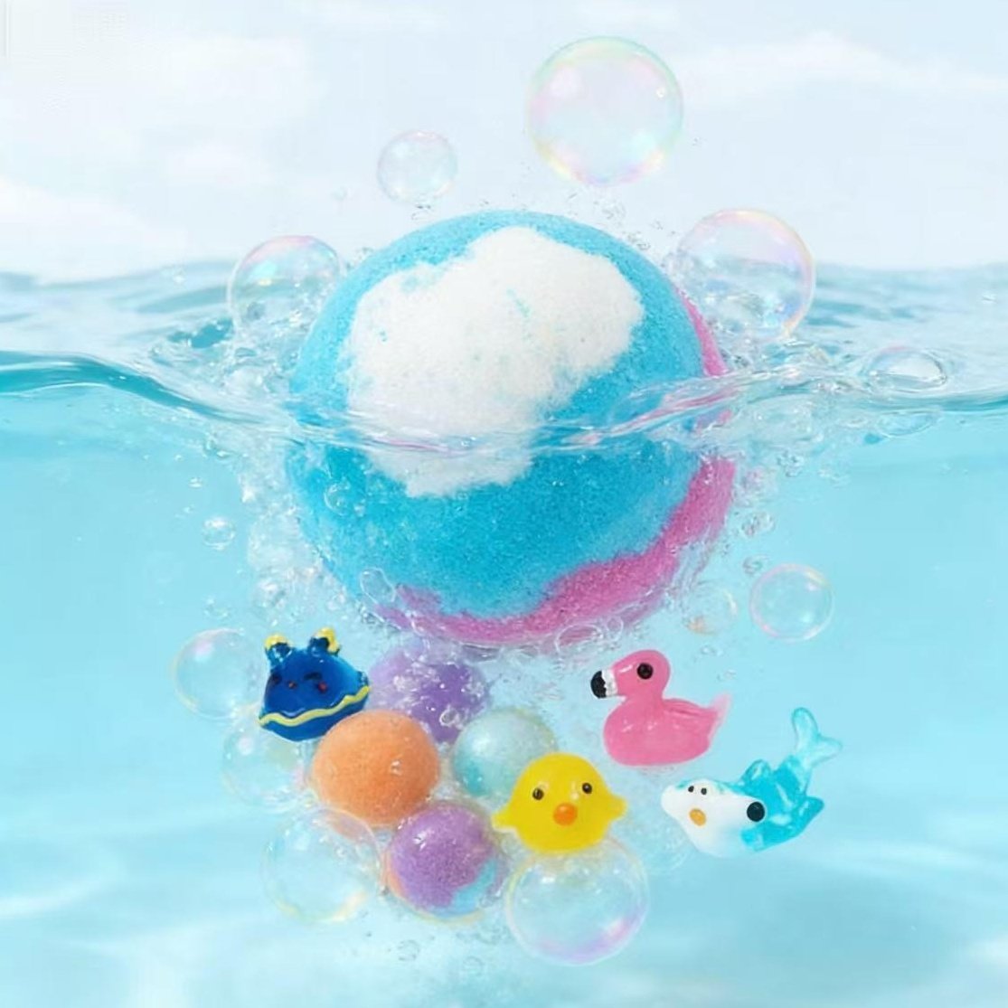 🛁🐣Bath Bombs For Kids – 12 Pack With Surprise Toys Inside, Easter Basket Stuffers