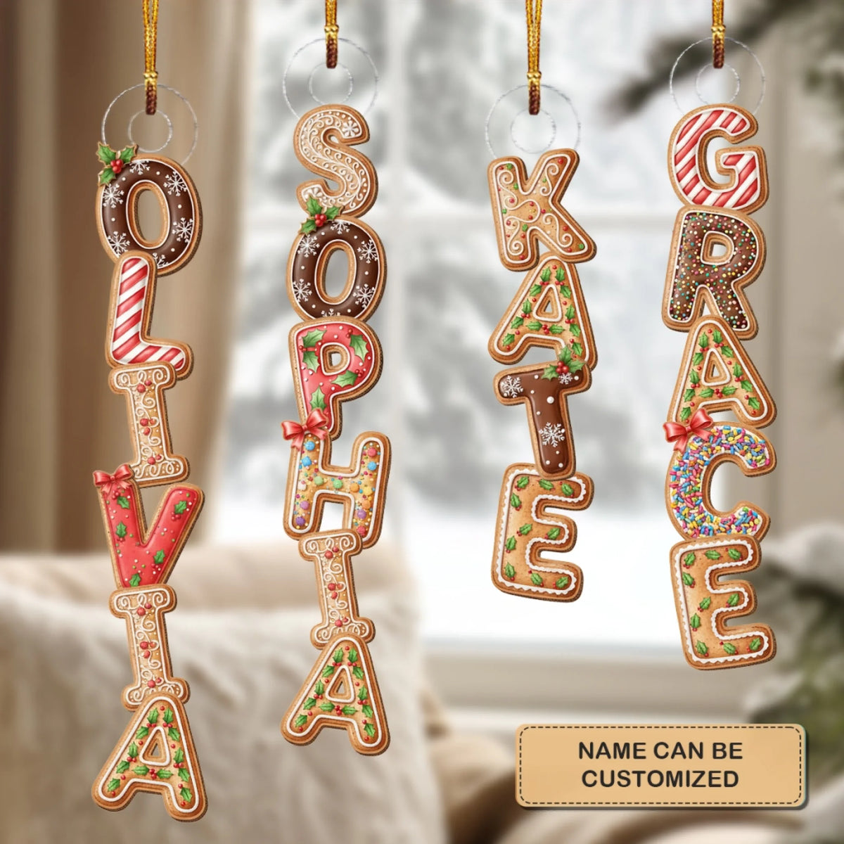 Sweet and Smiles V2 - Mica Ornament - Christmas Gift For Family Members CLADH001