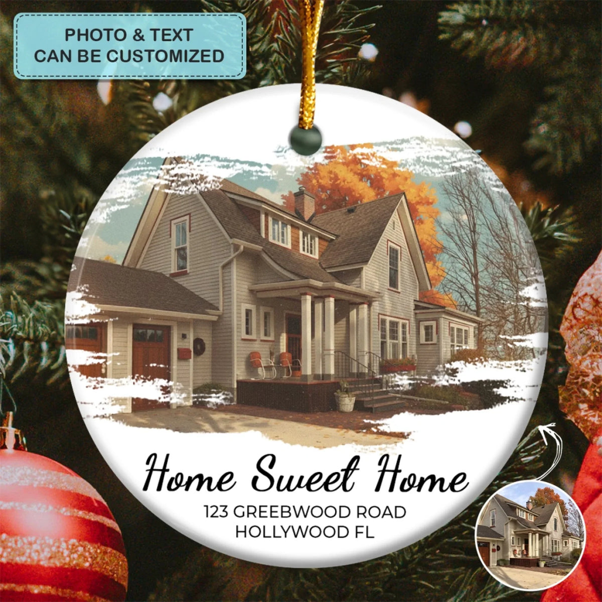 Echoes Of Home - Ceramic Ornament - Christmas Gift For Family Members - AGP0QQ048
