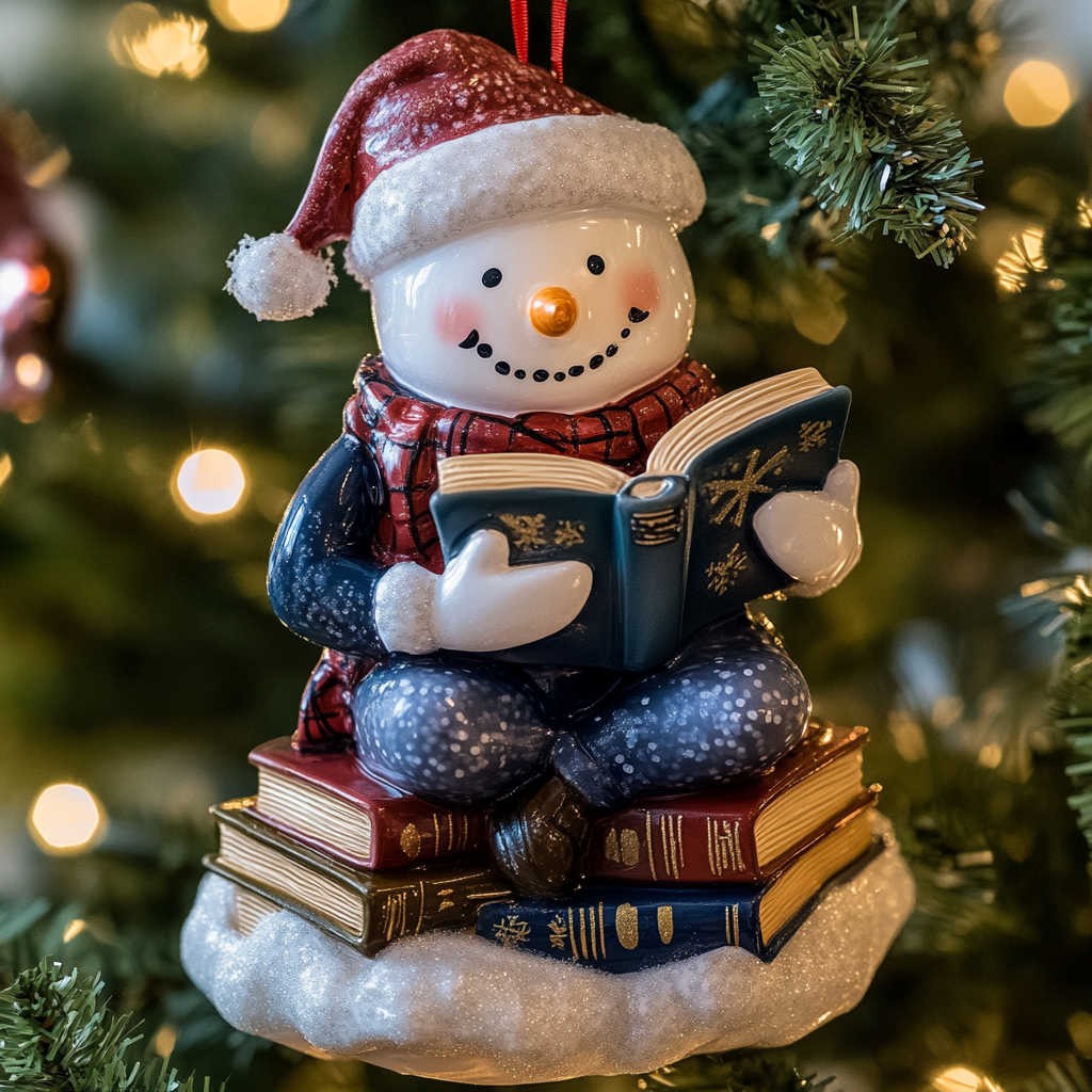 Bookish Bliss Mica Ornament NCU0PT120