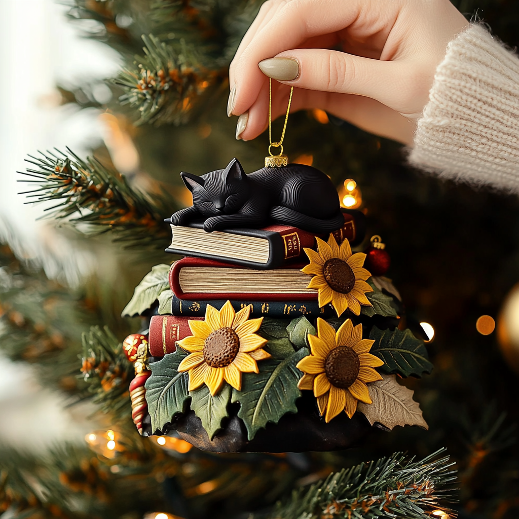Catnap Stories Mica Ornament NCU0PT061