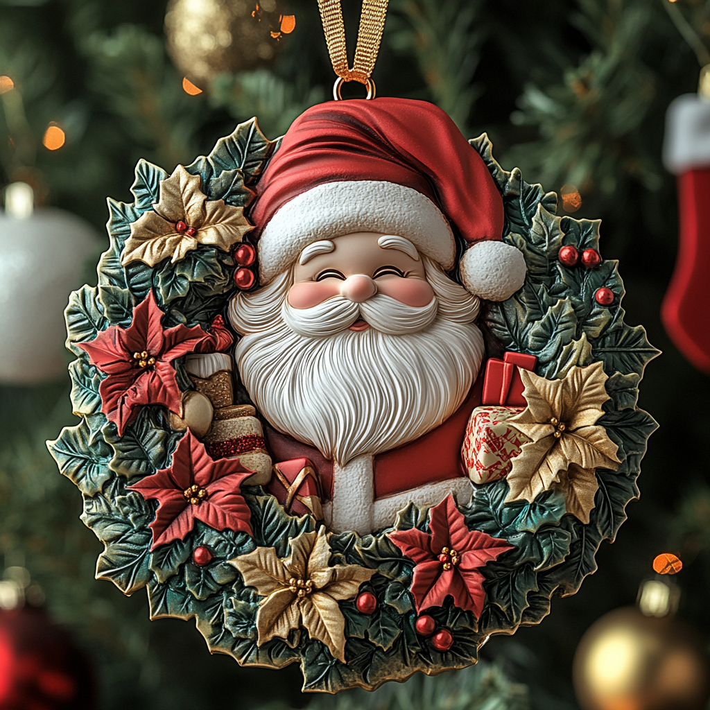 Christmas Starburst Mica Ornament NCU0DV091