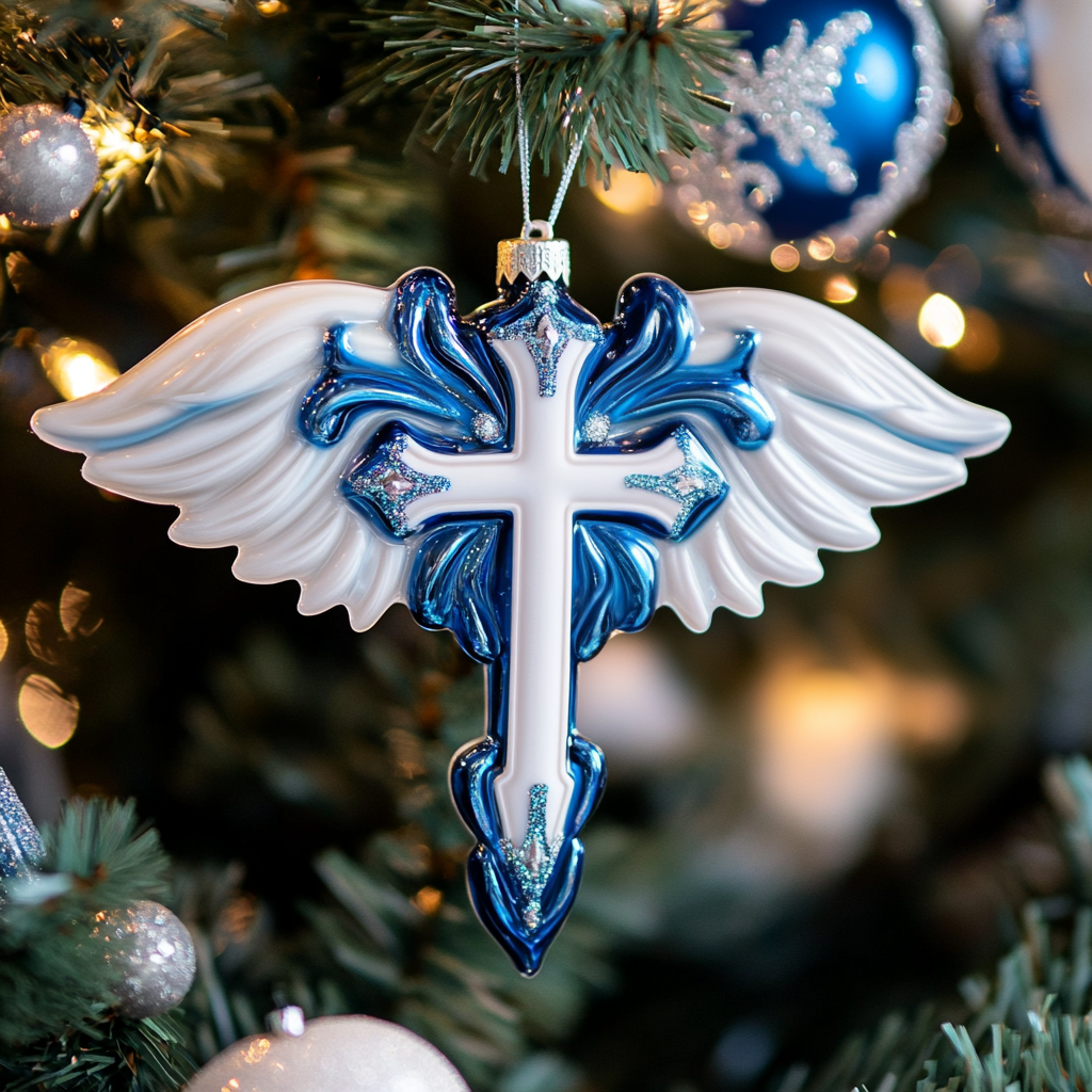 Cross of Salvation Mica Ornament NCU0PT100