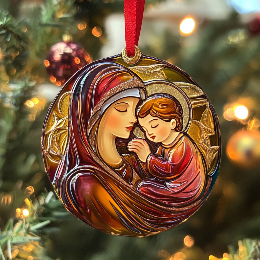 Eternal Prayer Mica Ornament NCU0TL075