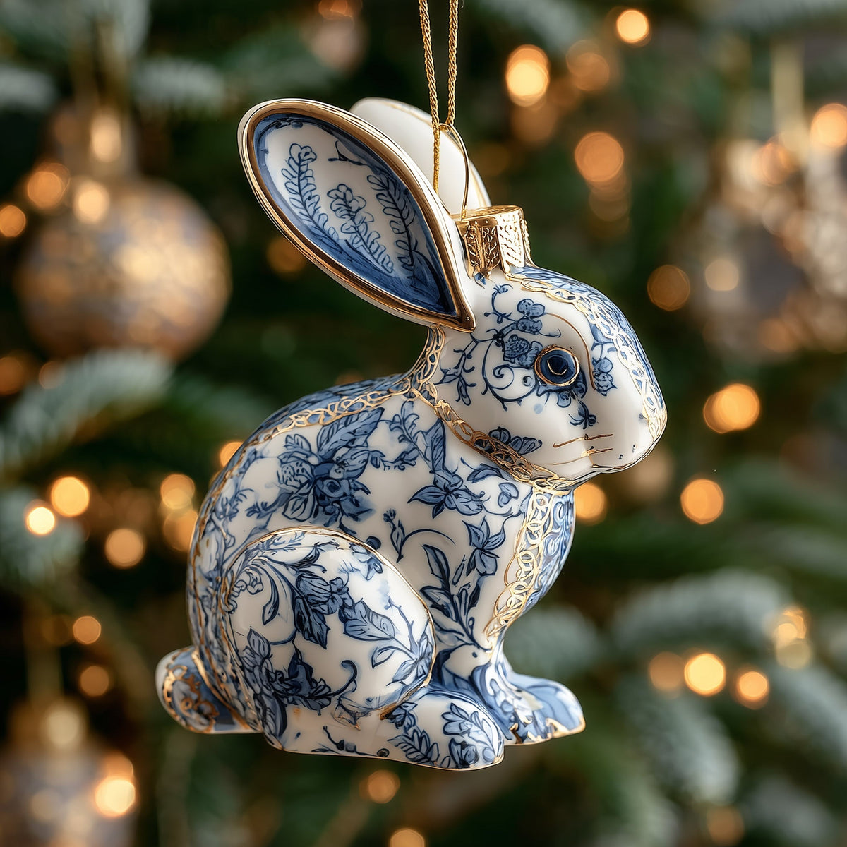 Floral Hops Mica Ornament NCU0DH330