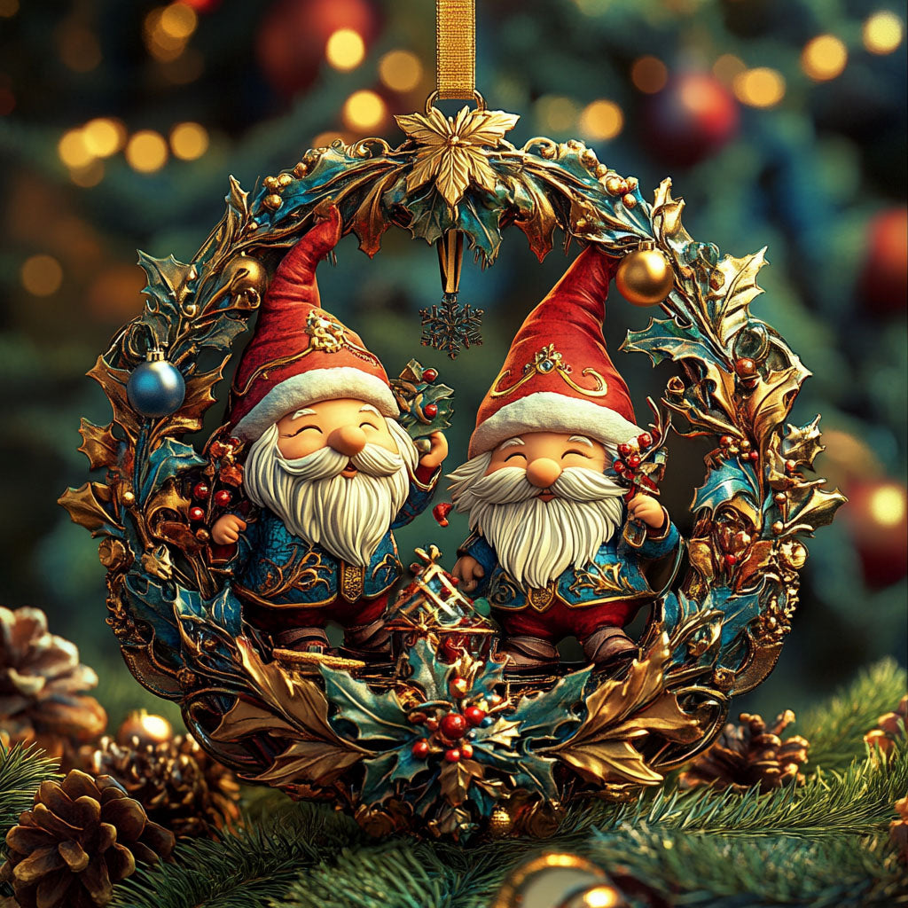Holly Glow Mica Ornament NCU0PT093