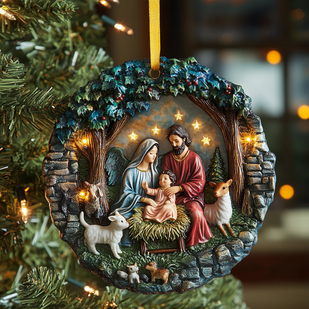 Holy Night Mica Ornament NCU0VH001