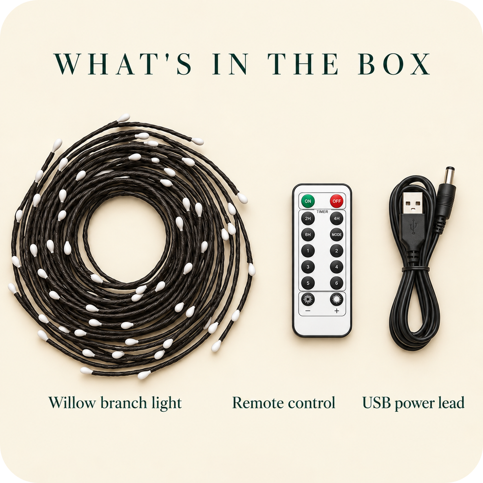 Willow Lights TM for Indoor Decoration