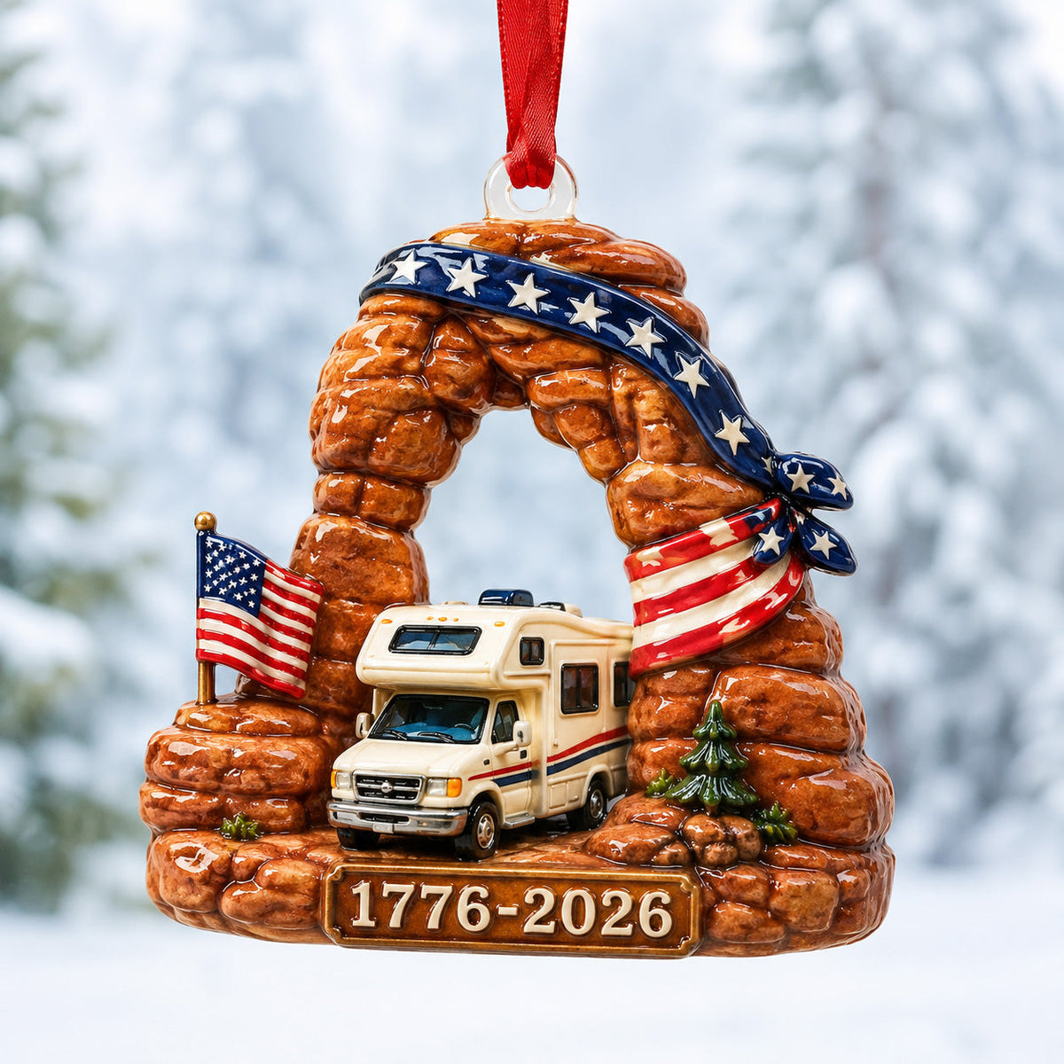 National Camping Mica Ornament NCU0HT081