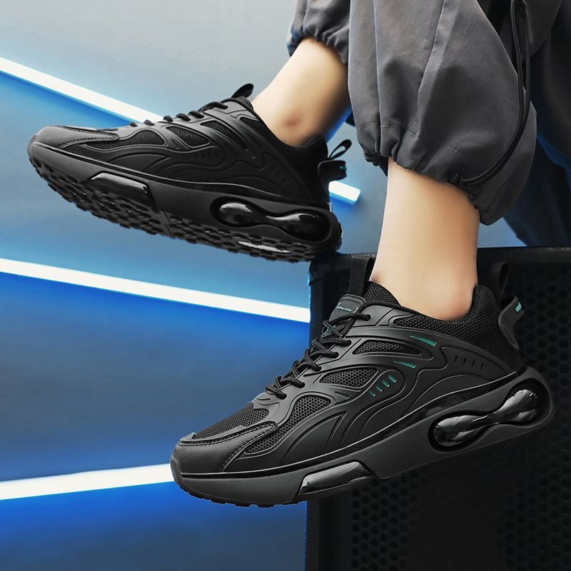 Black Warrior men's shoes with mesh upper