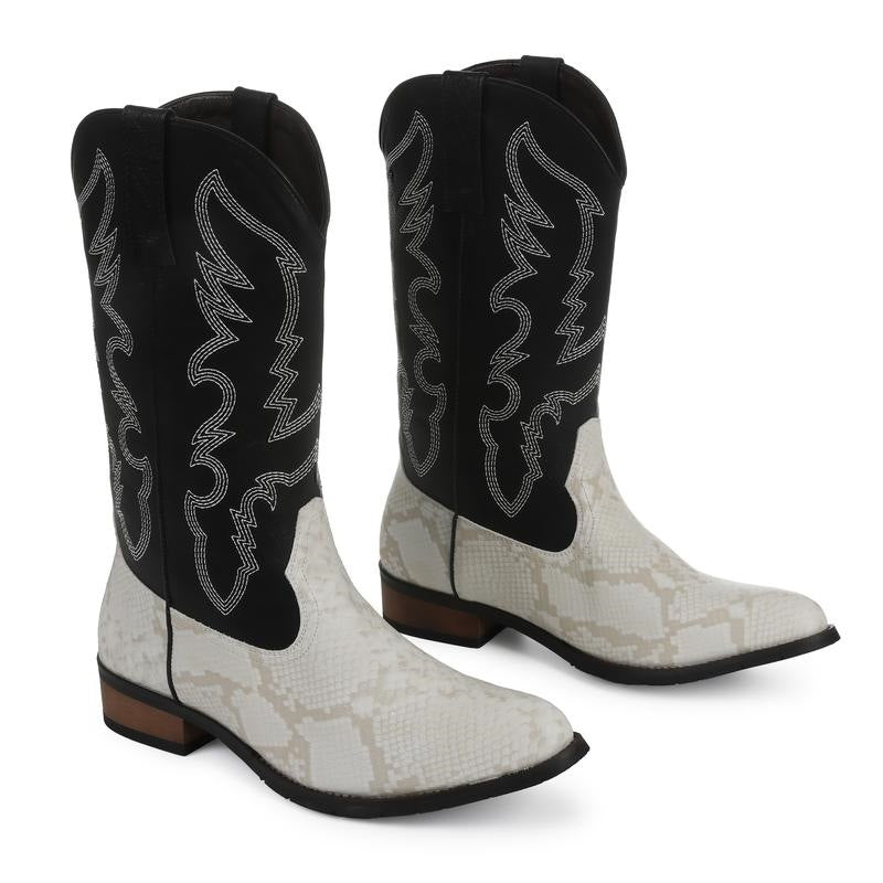 Western Cowboy Boots High Heel