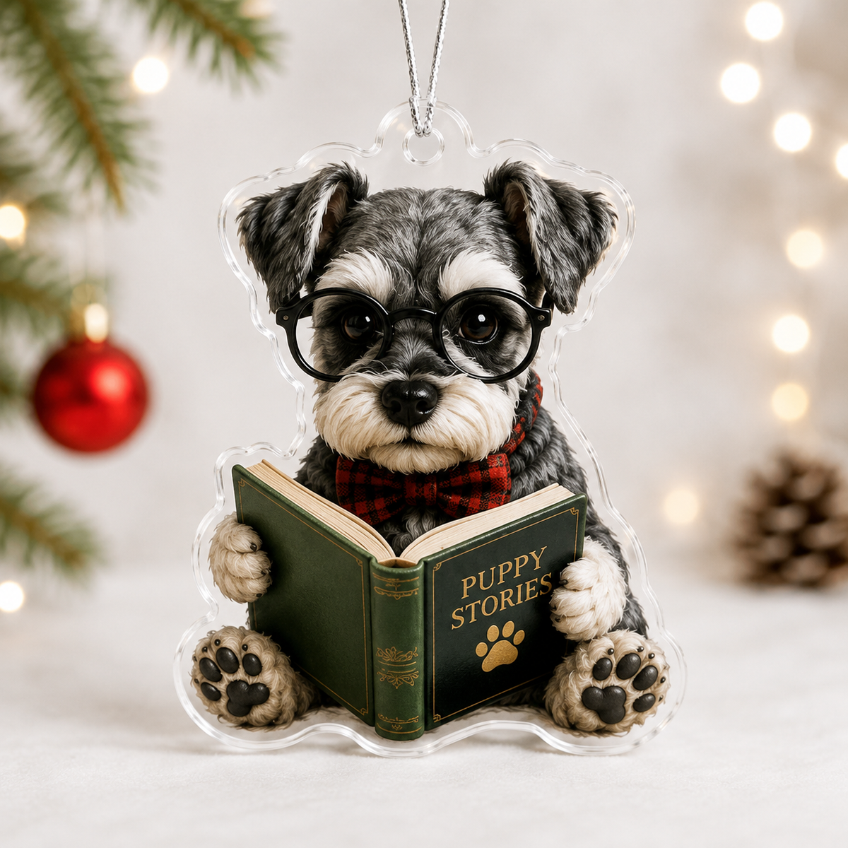 Reading Schnauzer Mica Ornament NCU0NT072