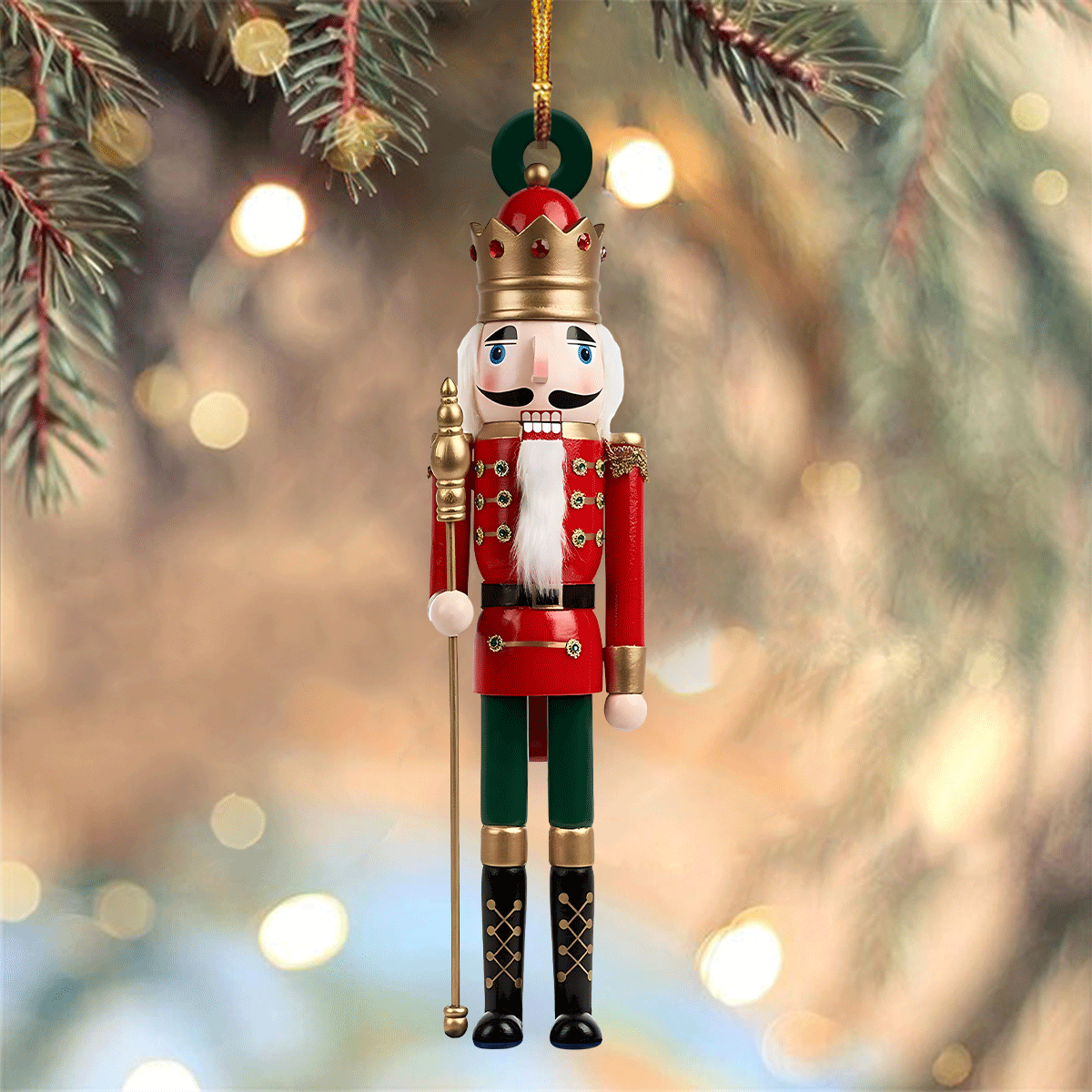 The Regal Nutcracker Mica Ornament NCU0TL034