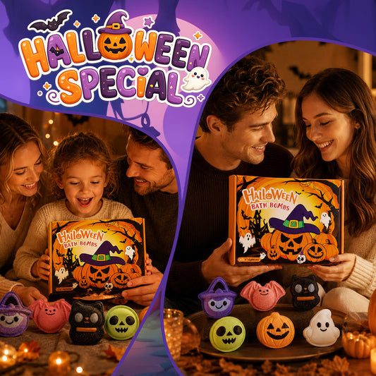 🎃Halloween Bath Salt Balls Gift Set