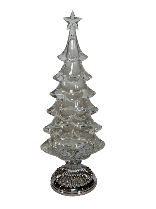 13.5" Lighted Swirl Tree