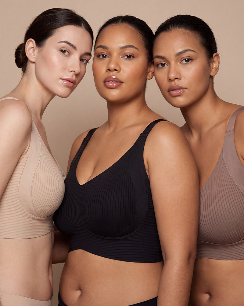 3-Pack Ribbed Everyday Lift Bra