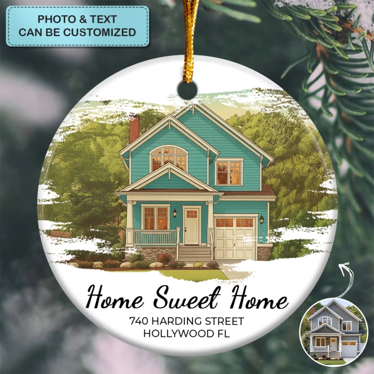 Echoes Of Home - Ceramic Ornament - Christmas Gift For Family Members - AGP0QQ048