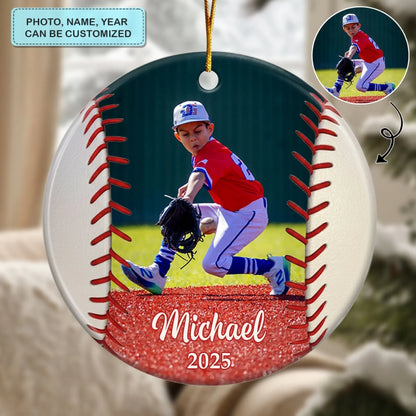 Little Stars Play - Ceramic Ornament - Christmas Gift For Children, Sport Young Players