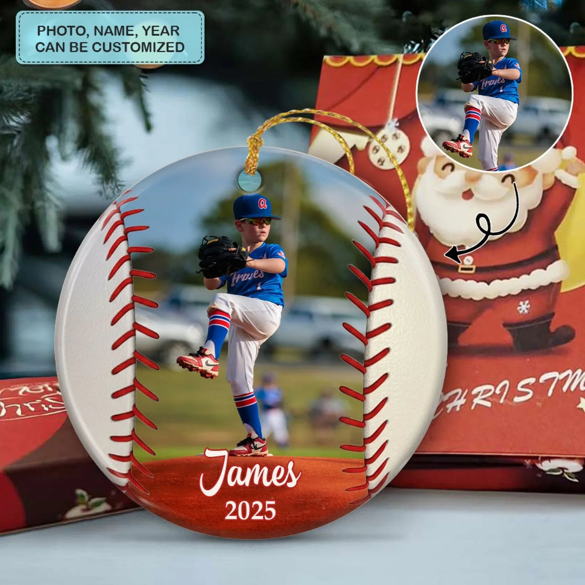 Little Stars Play - Ceramic Ornament - Christmas Gift For Children, Sport Young Players