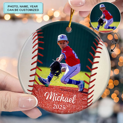 Little Stars Play - Ceramic Ornament - Christmas Gift For Children, Sport Young Players