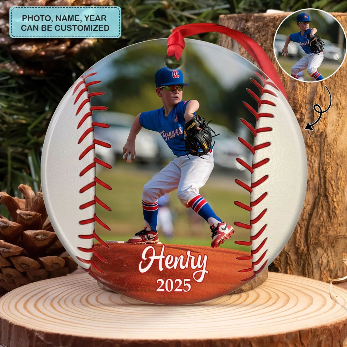 Little Stars Play - Ceramic Ornament - Christmas Gift For Children, Sport Young Players