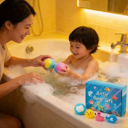 🛁🐣Bath Bombs For Kids – 12 Pack With Surprise Toys Inside, Easter Basket Stuffers