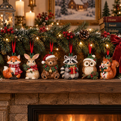 Adorable Woodland Animals Ornament Gift Set NCU0HT142