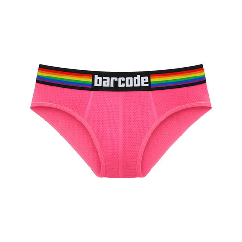 Barcode Berlin Pride Brief Neonpink