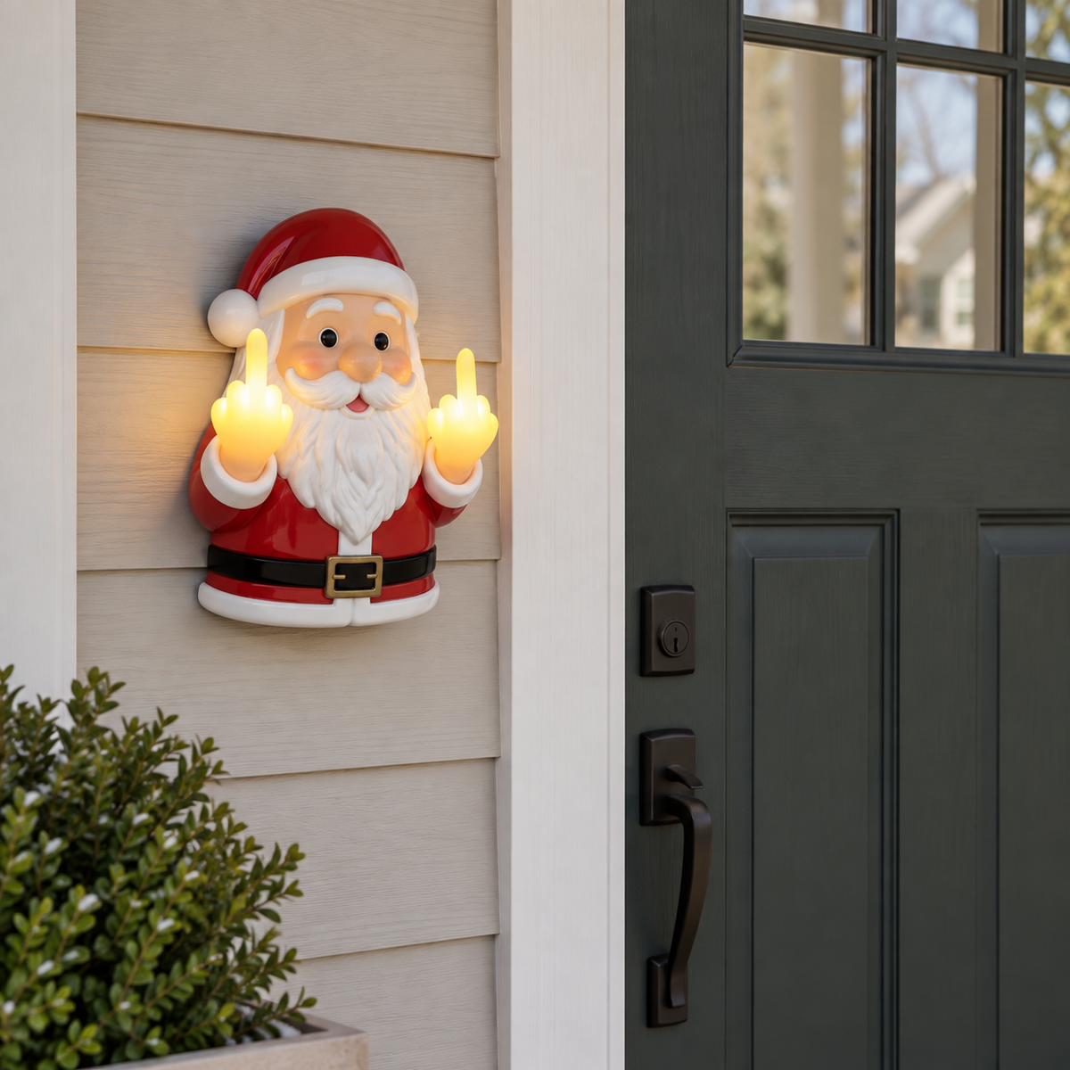 Naughty Santa LED Holiday Light