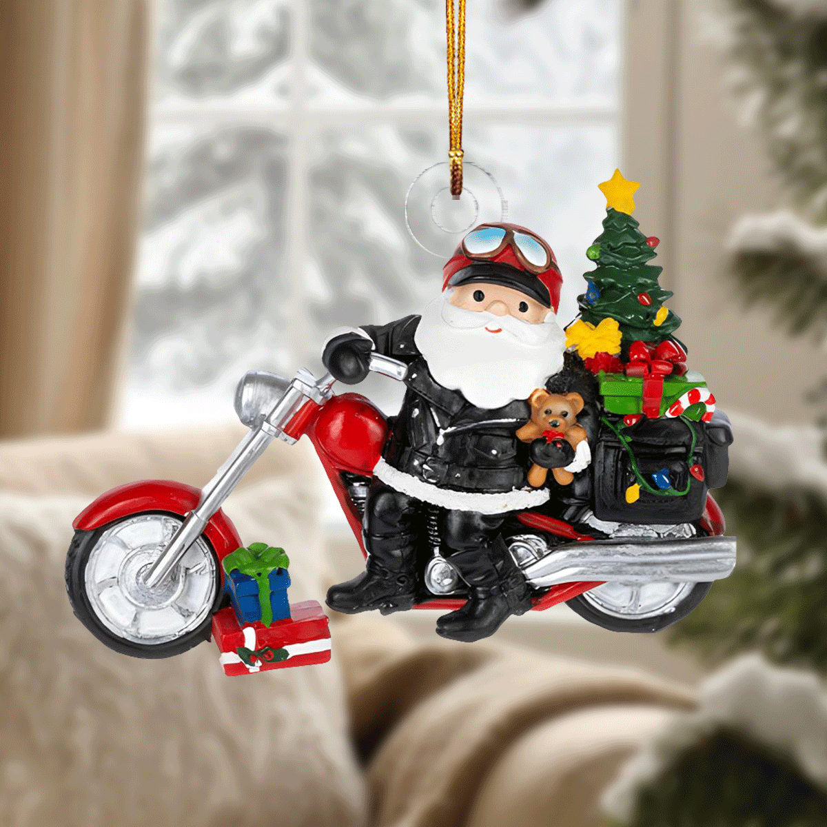 Christmas Magic Santa - Mica Ornament NCU0PD190