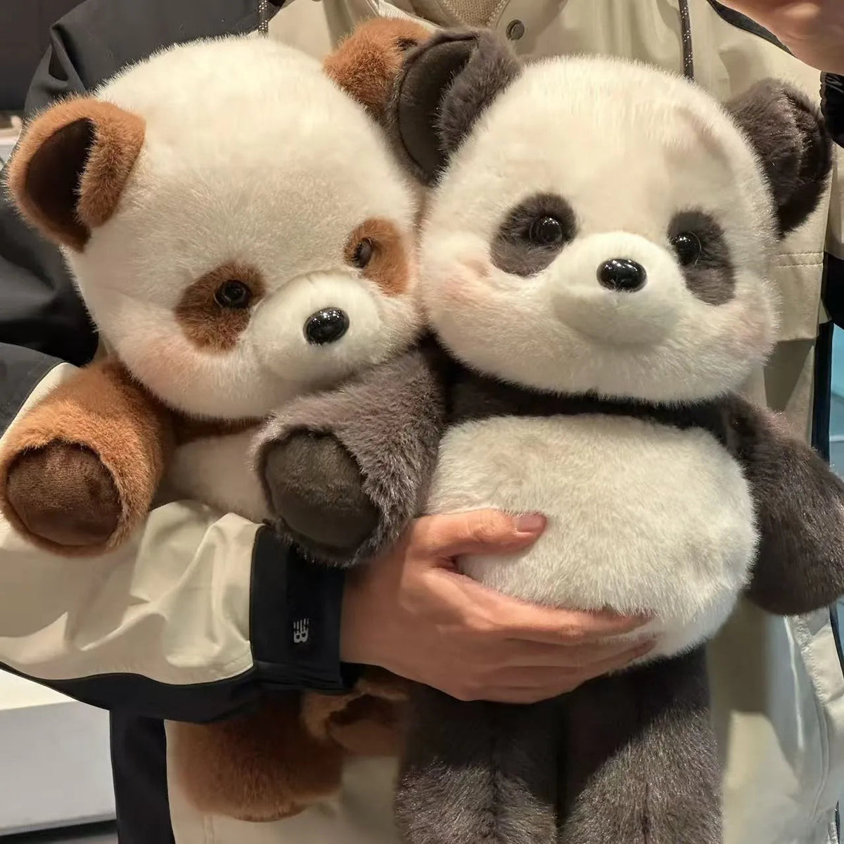 Cute Running Panda Plush