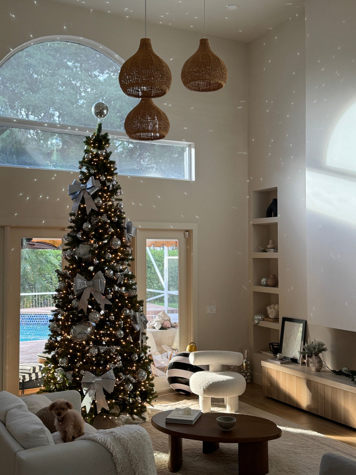 10' King Douglas Fir Slim Artificial Christmas Tree Unlit