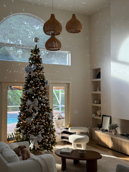 12' King Douglas Fir Slim Artificial Christmas Tree Unlit
