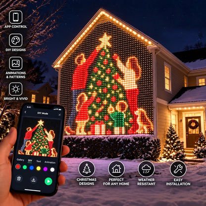 Christmas Glow Curtain