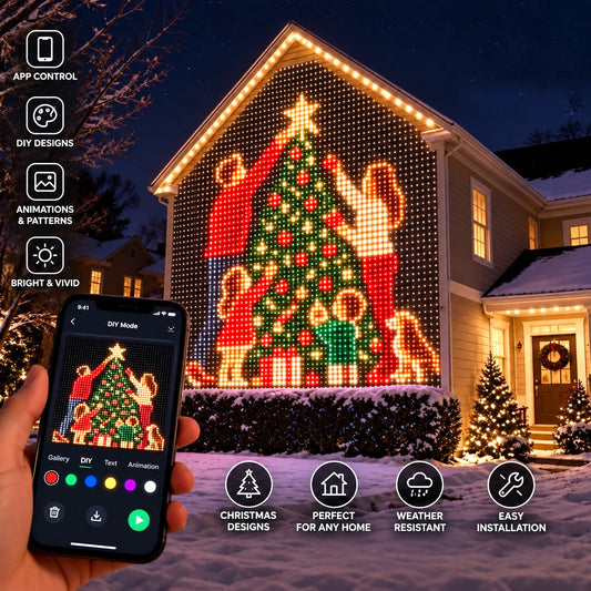 Christmas Glow Curtain