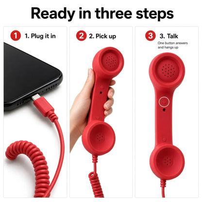 Frosted anti-radiation handset