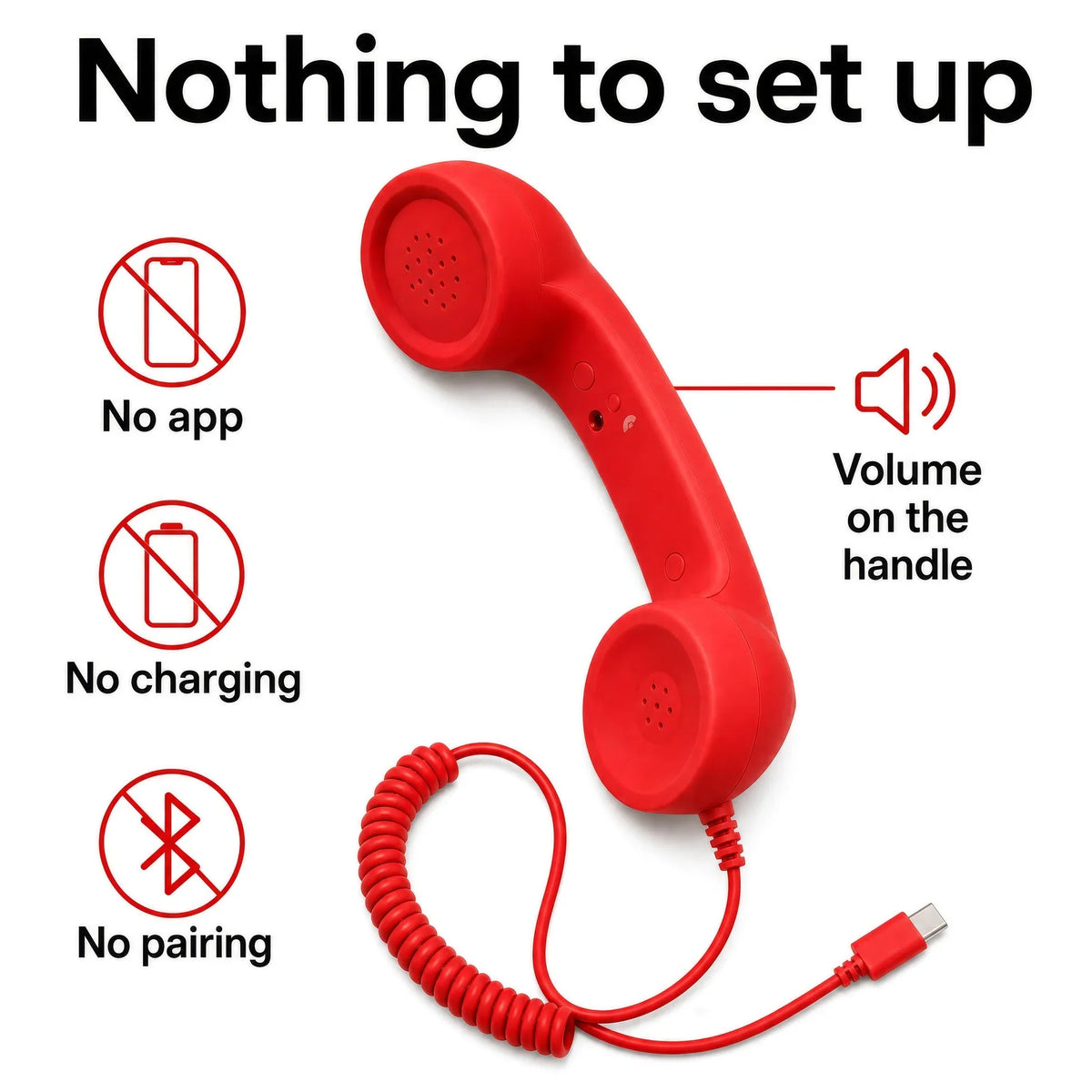 Frosted anti-radiation handset