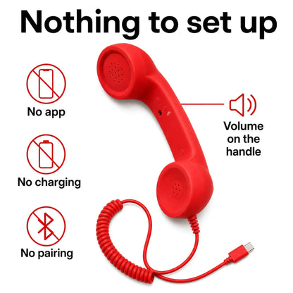 Frosted anti-radiation handset
