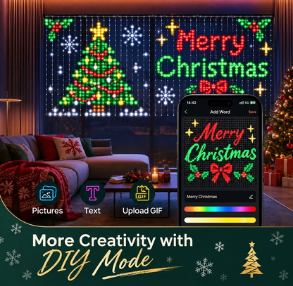 Christmas Glow Curtain