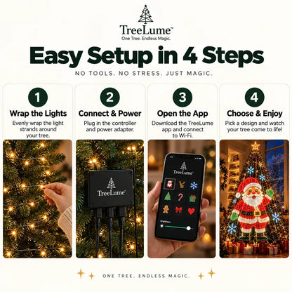 Smart Christmas Tree Light  with App Control