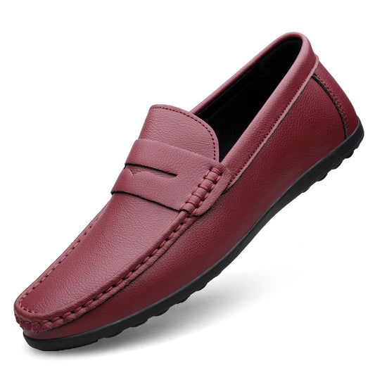 Flat-bottom casual men's shoes, trendy and fashionable, comfortable and relaxing loafers