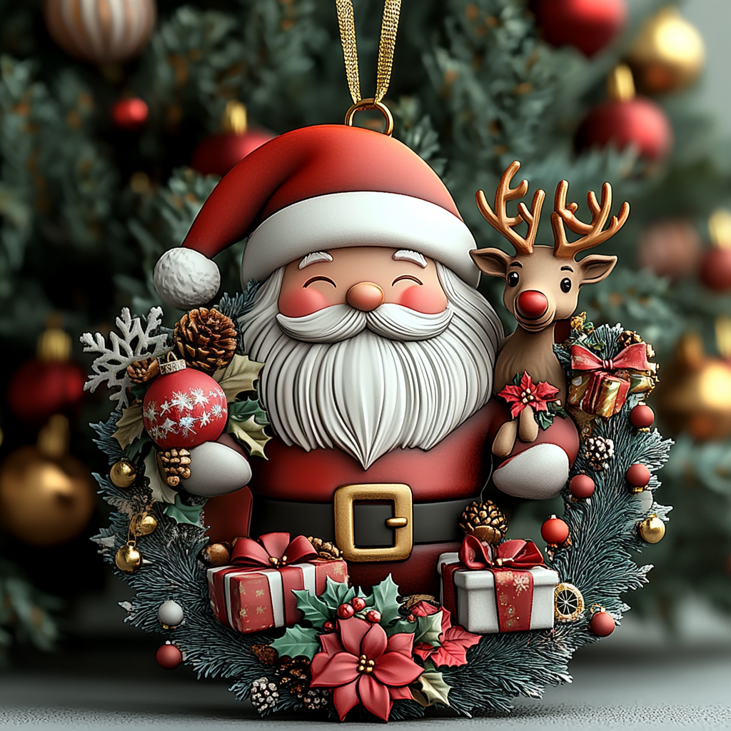 Rudolph's Holiday Glow Mica Ornament NCU0DV088