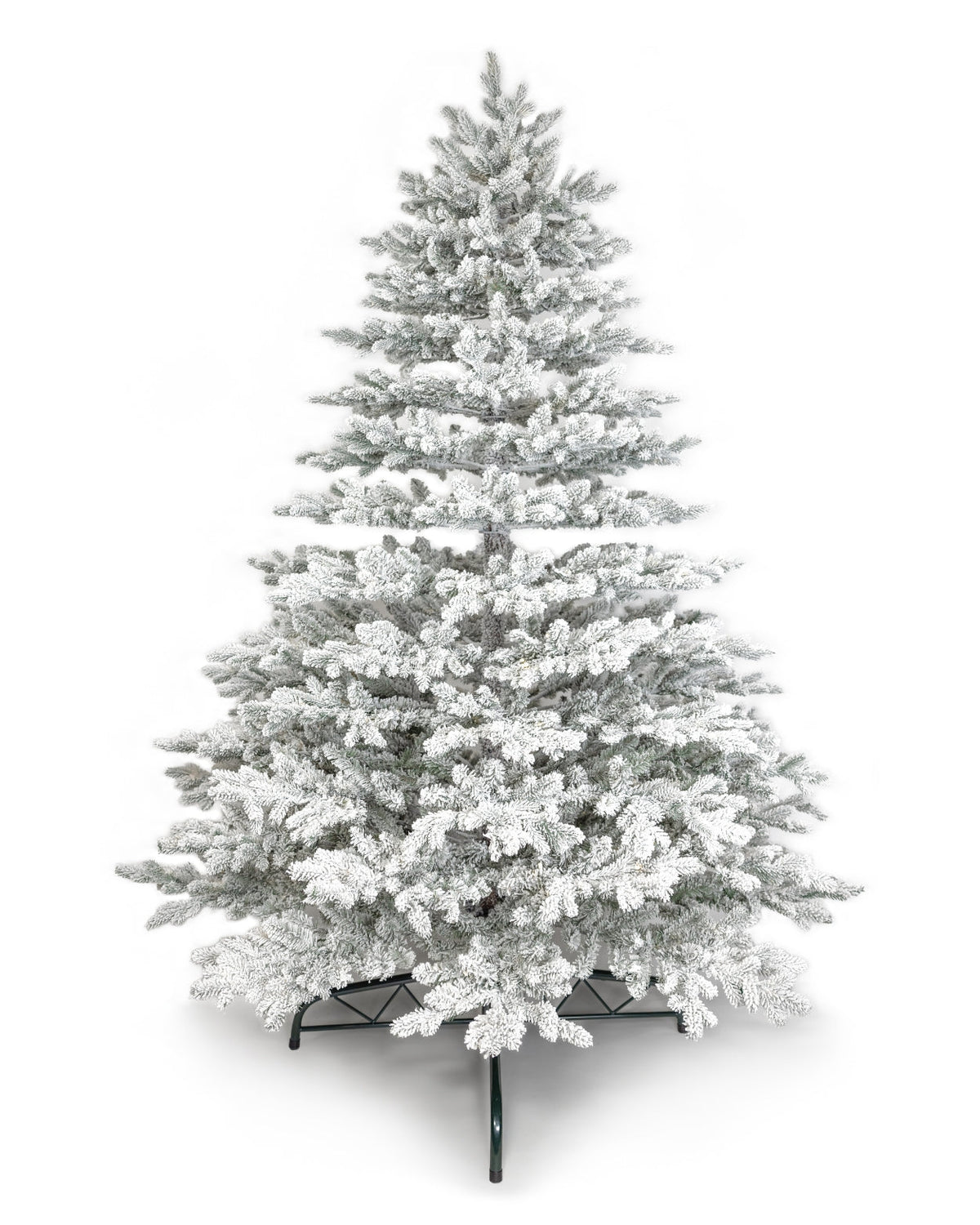 9' Rushmore Flock Artificial Christmas Tree 1000 Warm White LED Lights