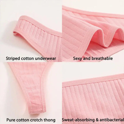 Feel So Untouched Thongs Set