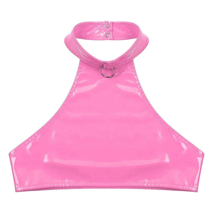 O Ring Leather Crop
