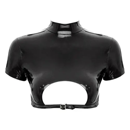 Leather Crop Top