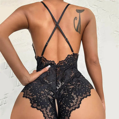 Silhouette Lace Teddy