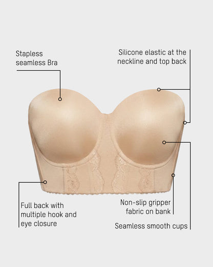 The Low Back Strapless Bra