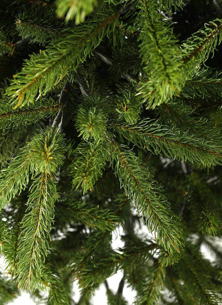 10' King Fraser Fir Artificial Christmas Tree with 2100 Warm White & Multi-Color LED Lights